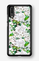 Huawei P20 Hard Case – White Bloom - View 1