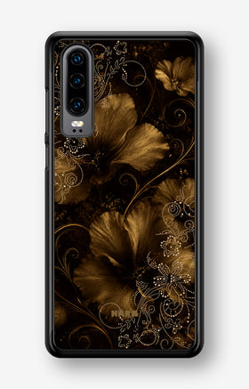 Huawei P30 Hard Case – Bloom Noir - View 1
