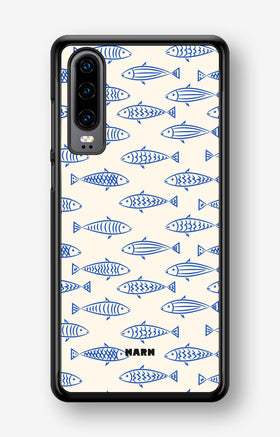 Huawei P30 Hard Case – Blue Catch - View 1