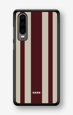 Huawei P30 Hard Case – Bordeaux Stripe - View 1