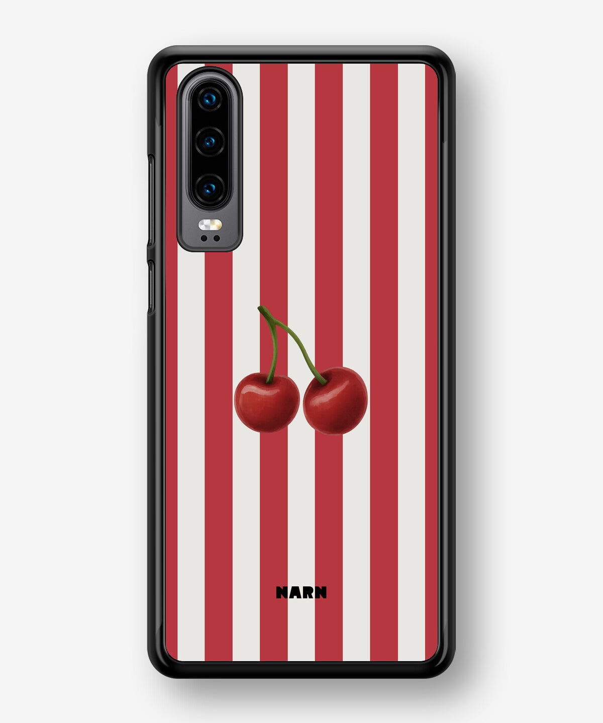 Huawei P30 Hard Case – Cherry Stripes - View 1