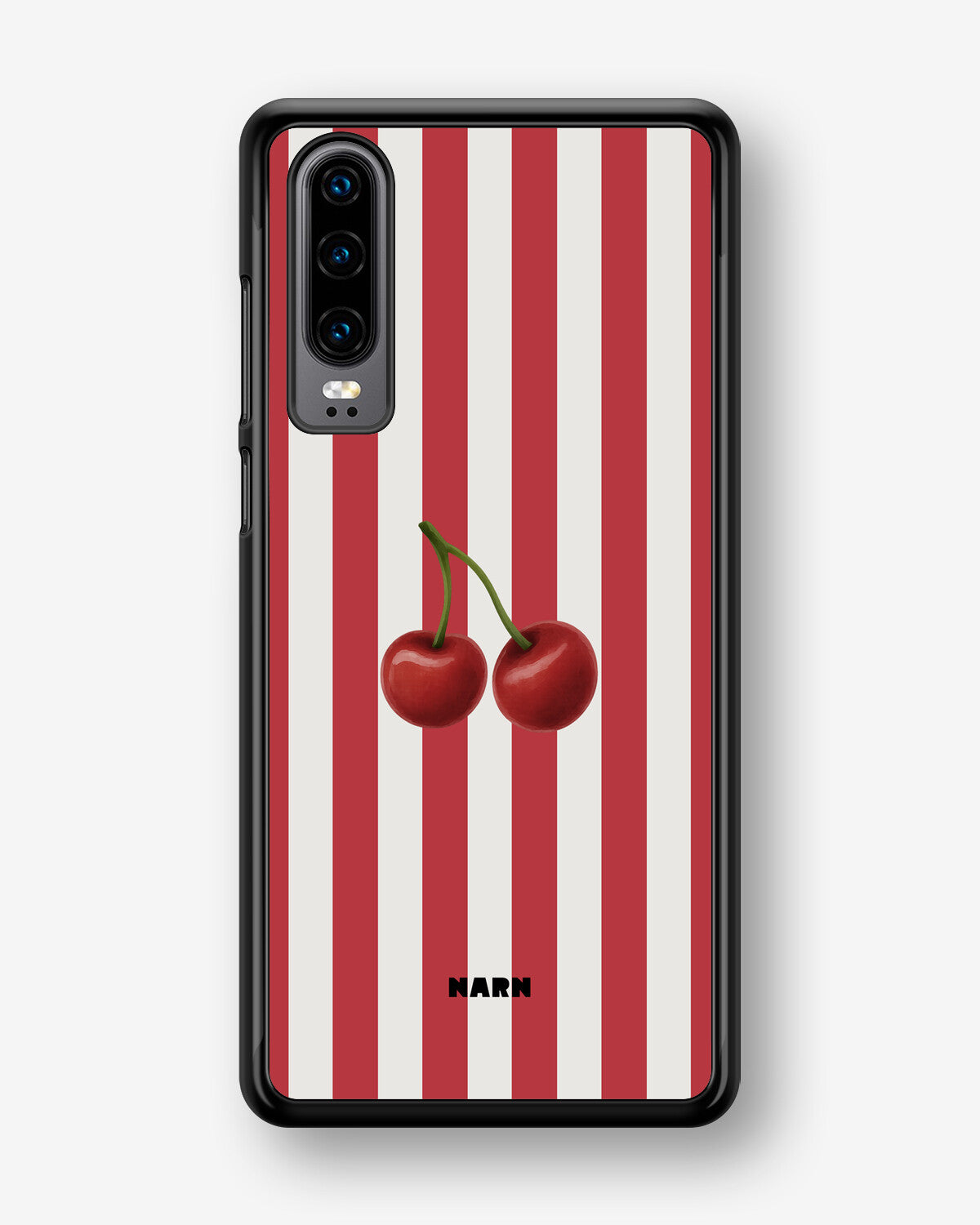 Huawei P30 Hard Case – Cherry Stripes - View 1