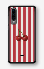 Huawei P30 Hard Case – Cherry Stripes - View 1