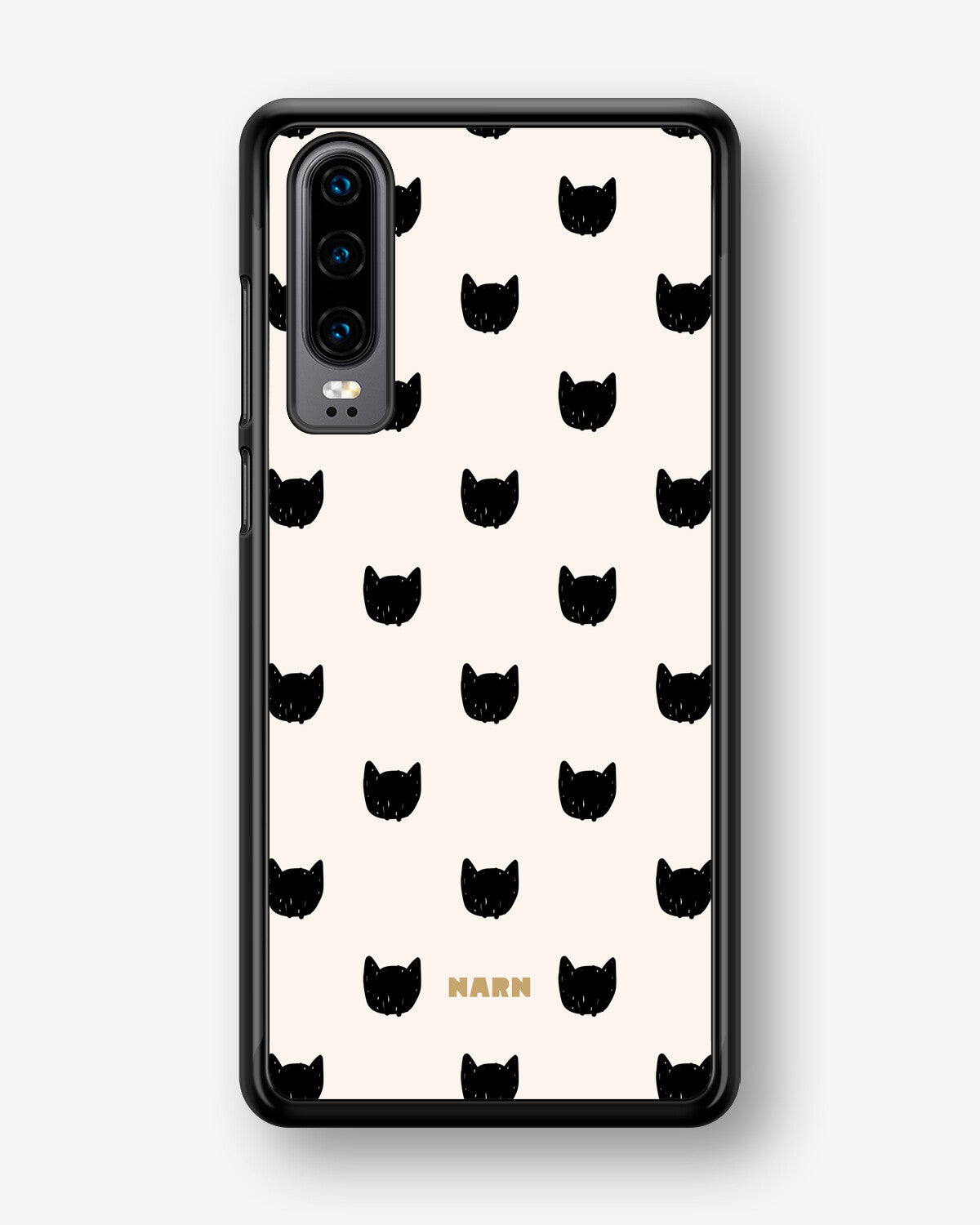 Huawei P30 Hard Case – Kitty Dots - View 1