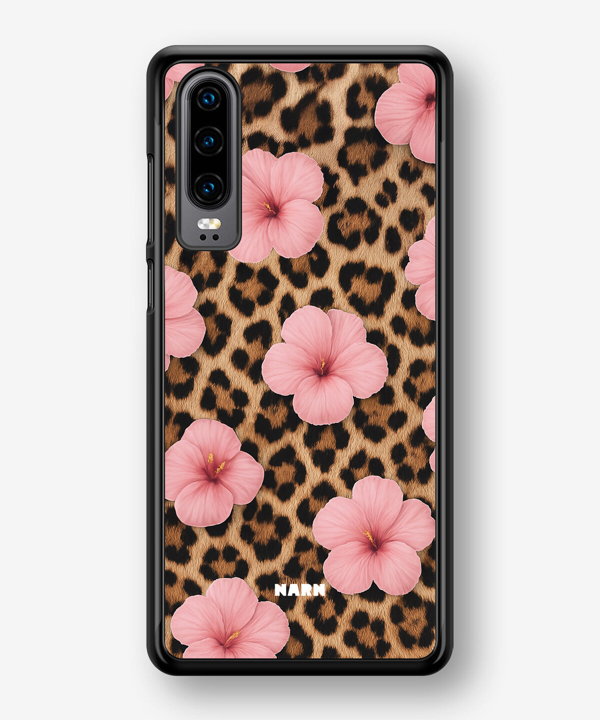 Huawei P30 Hard Case – Leopard Flower - View 1