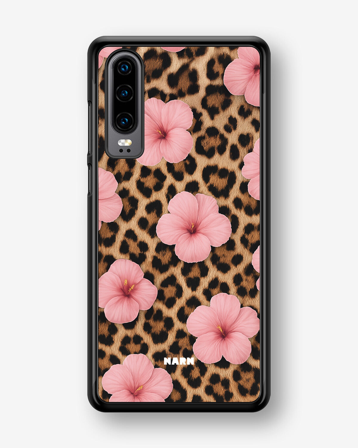 Huawei P30 Hard Case – Leopard Flower - View 1