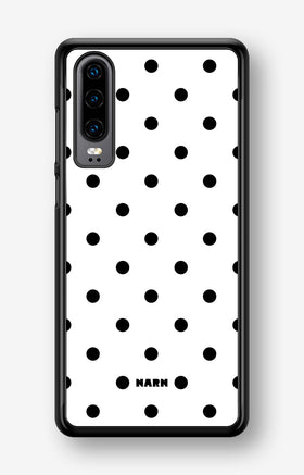 Huawei P30 Hard Case – Mono Dots - View 1