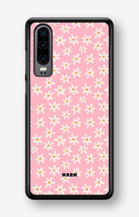 Huawei P30 Hard Case – Pink Daisy - View 1