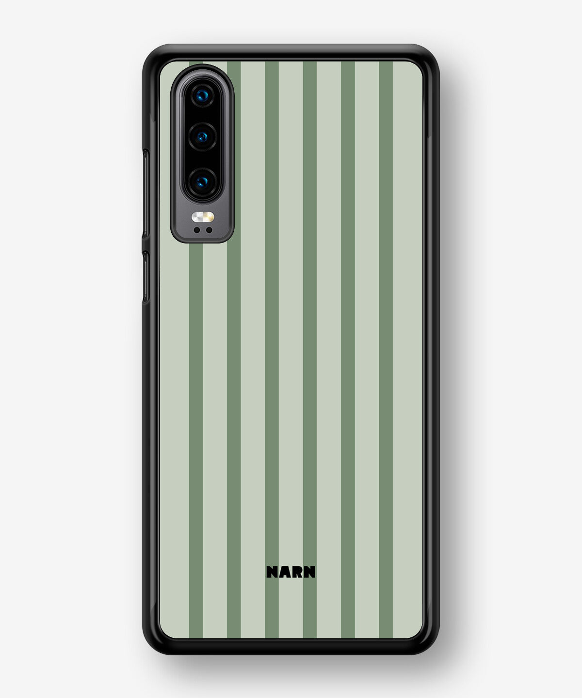 Huawei P30 Hard Case – Sage Stripes - View 1
