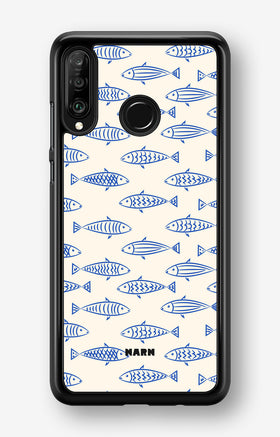 Huawei P30 Lite Hard Case – Blue Catch - View 1