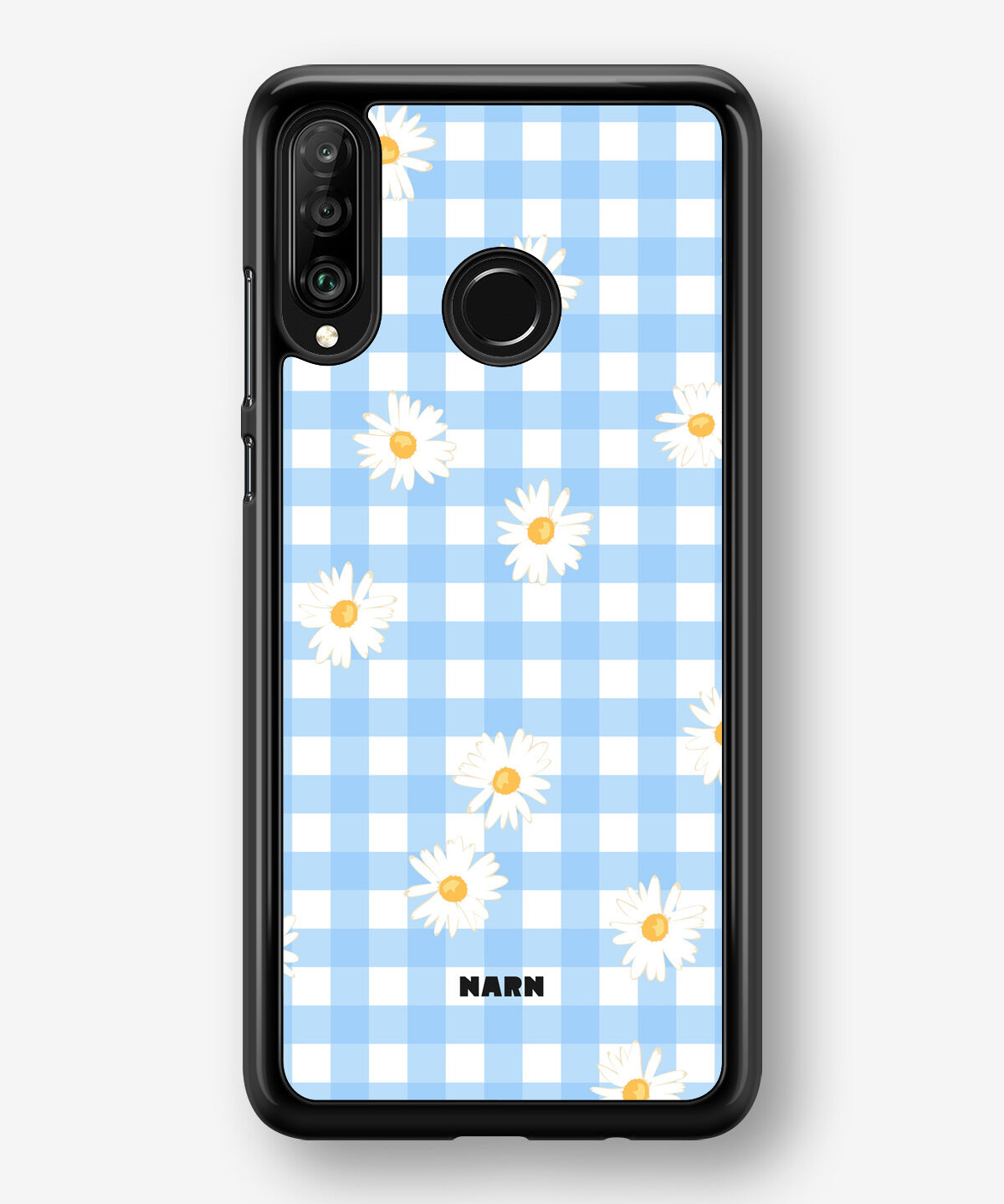 Huawei P30 Lite Hard Case – Blue Daisies - View 1
