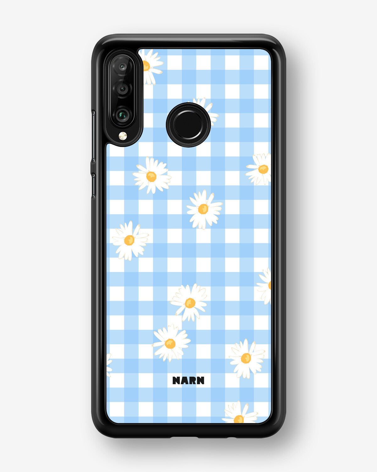 Huawei P30 Lite Hard Case – Blue Daisies - View 1