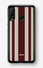 Huawei P30 Lite Hard Case – Bordeaux Stripe - View 1