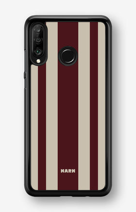 Huawei P30 Lite Hard Case – Bordeaux Stripe - View 1