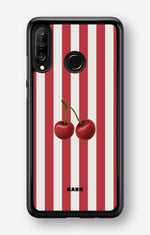 Huawei P30 Lite Hard Case – Cherry Stripes - View 1