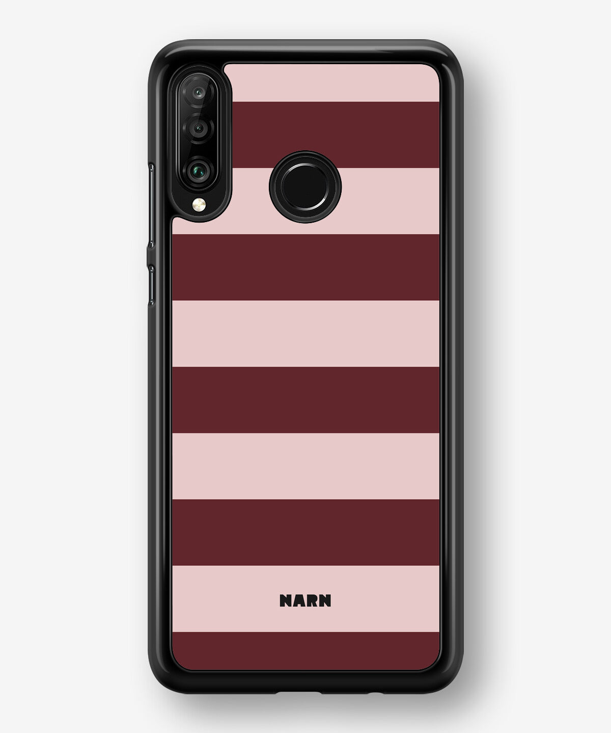 Huawei P30 Lite Hard Case – Cranberry Stripe - View 1