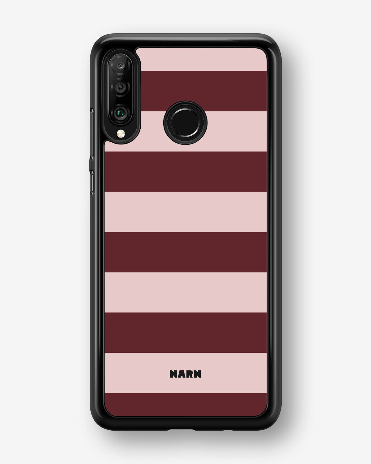 Huawei P30 Lite Hard Case – Cranberry Stripe - View 1