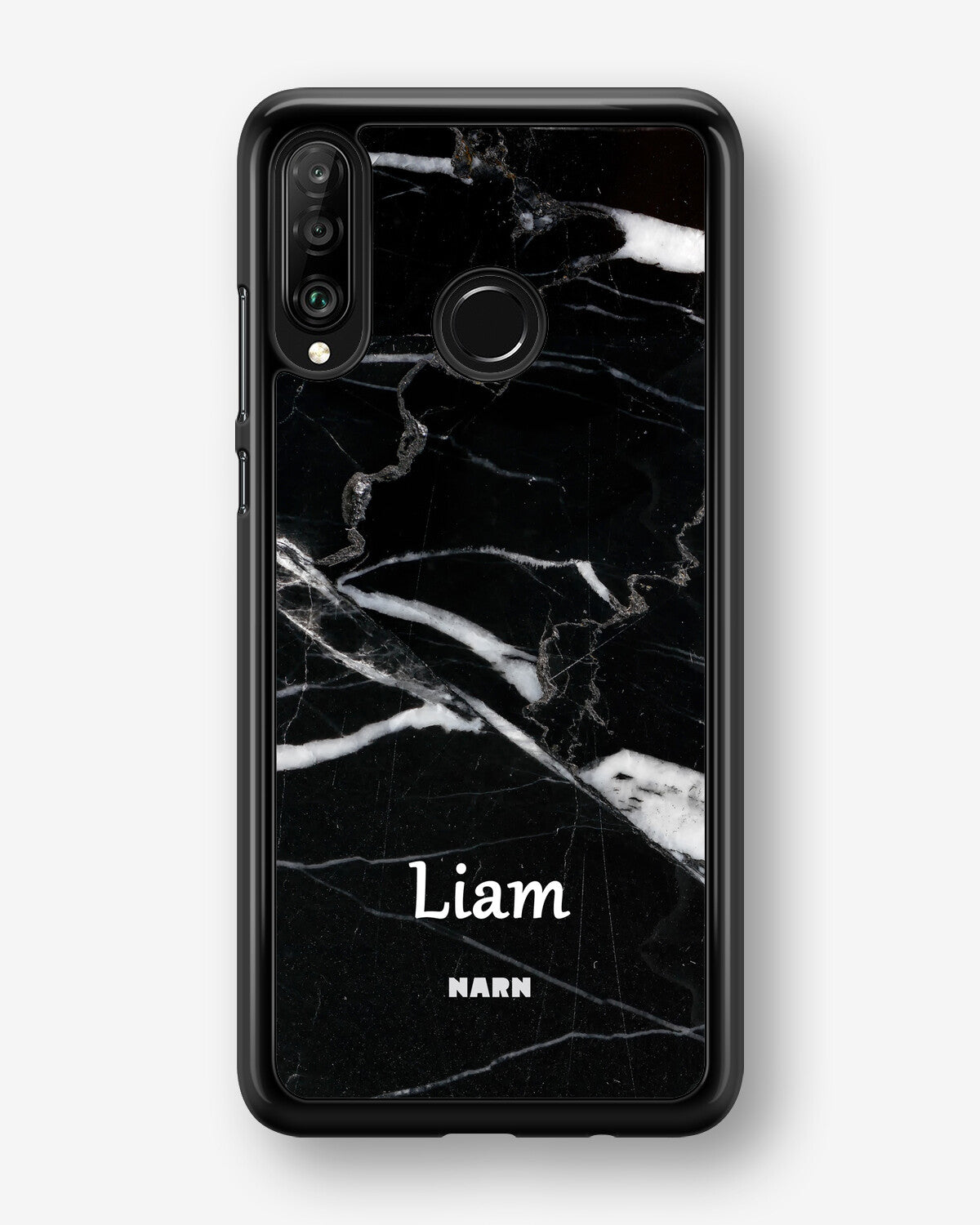 Huawei P30 Lite Hard Case – Custom - Black Marble - View 1