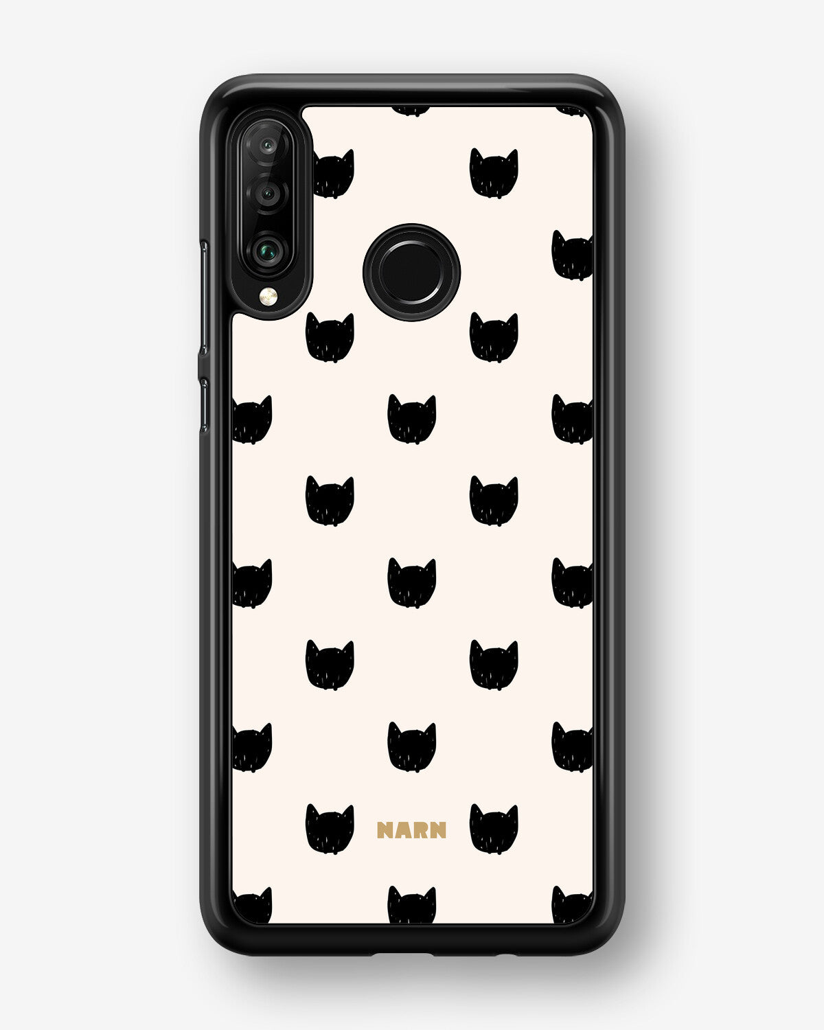 Huawei P30 Lite Hard Case – Kitty Dots - View 1