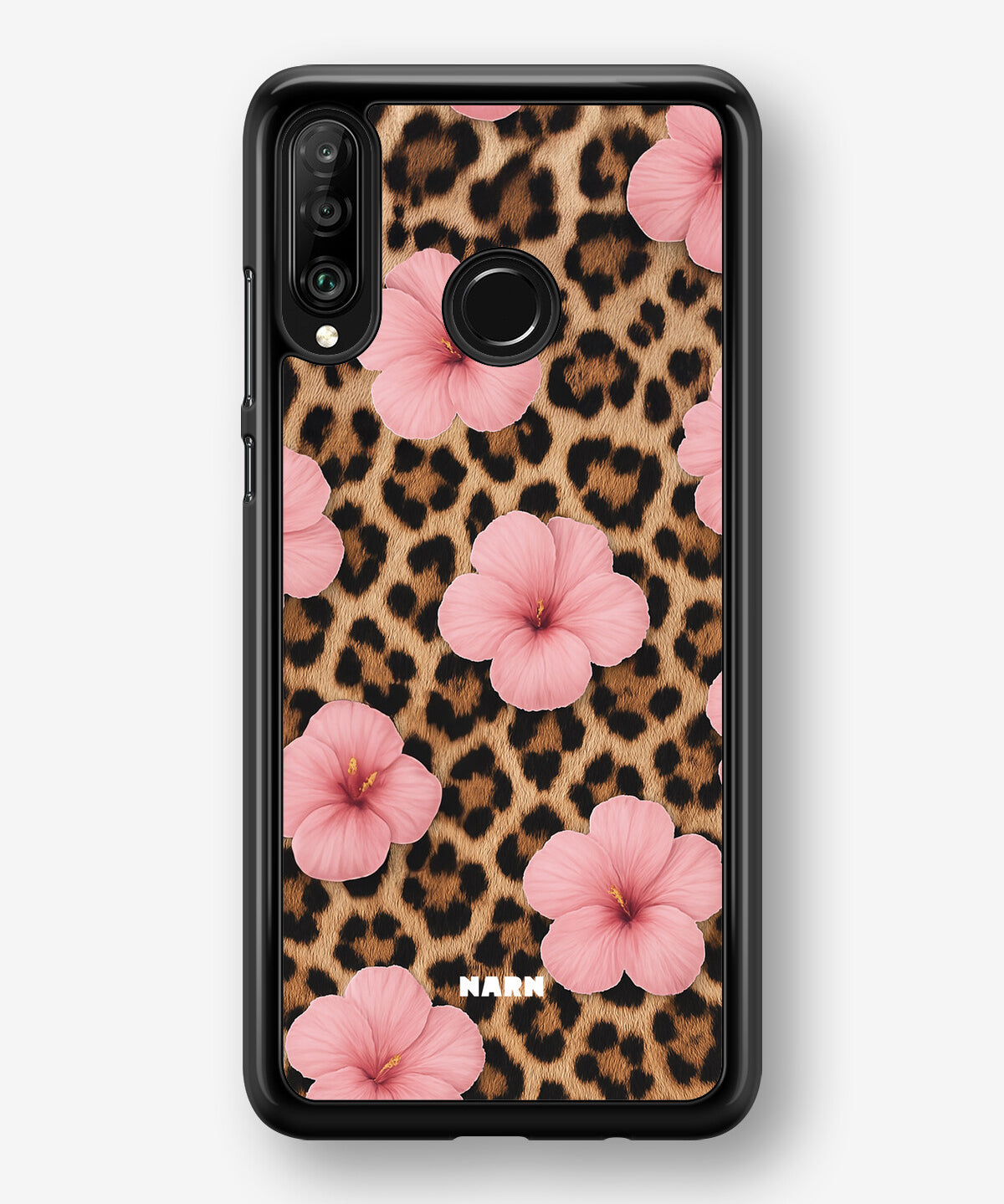 Huawei P30 Lite Hard Case – Leopard Flower - View 1
