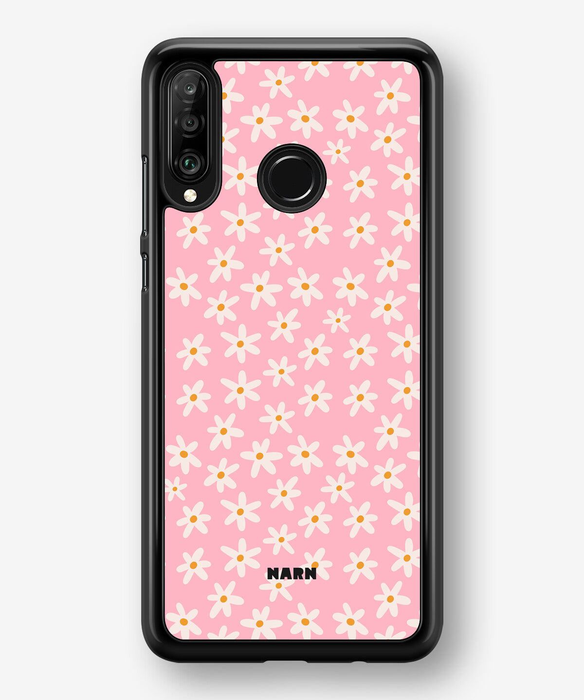 Huawei P30 Lite Hard Case – Pink Daisy - View 1