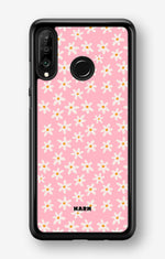 Huawei P30 Lite Hard Case – Pink Daisy - View 1