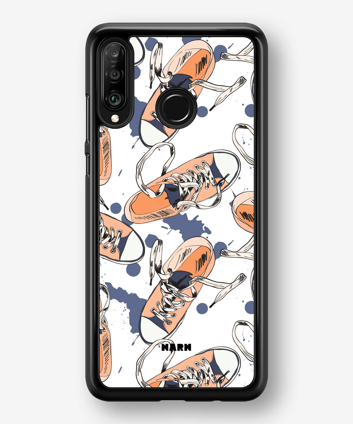 Huawei P30 Lite Hard Case – Apricot Sneakers - View 1