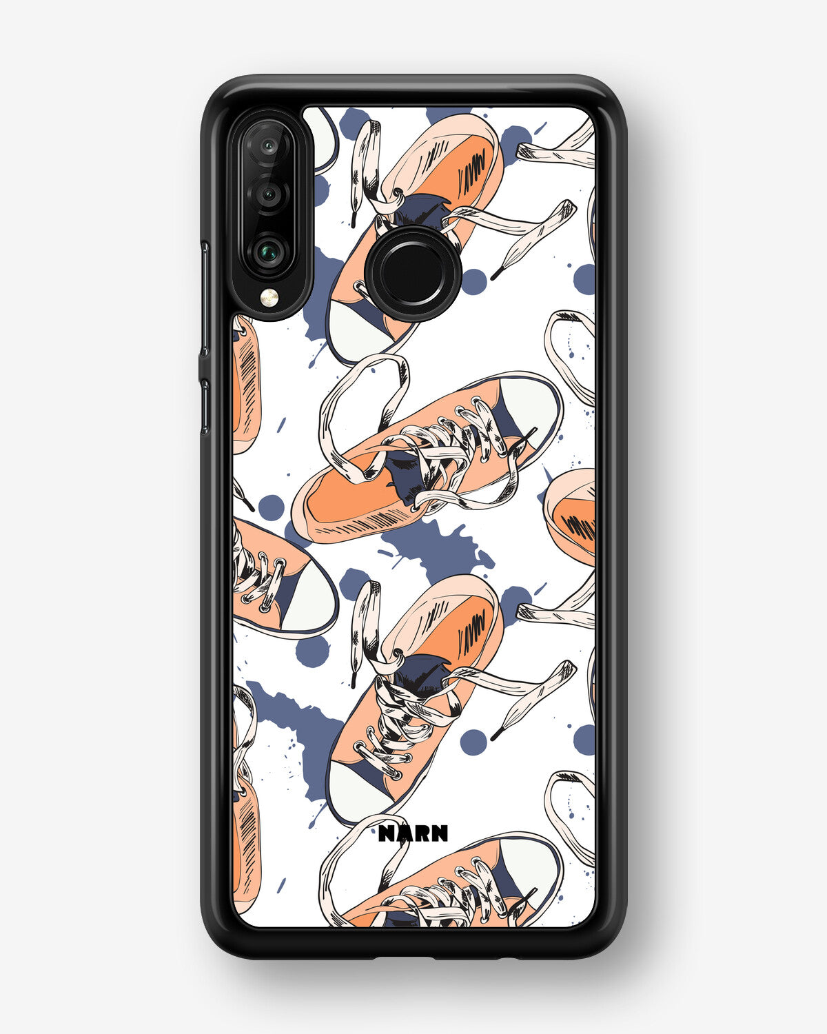 Huawei P30 Lite Hard Case – Apricot Sneakers - View 1
