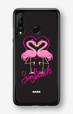Huawei P30 Lite Hard Case – Beach Flamingo - View 1
