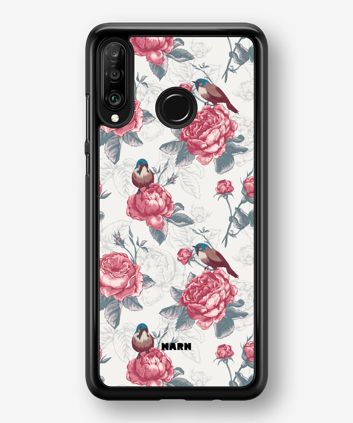 Huawei P30 Lite Hard Case – Birds Among Roses - View 1