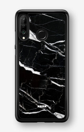 Huawei P30 Lite Hard Case – Black Marble - View 1