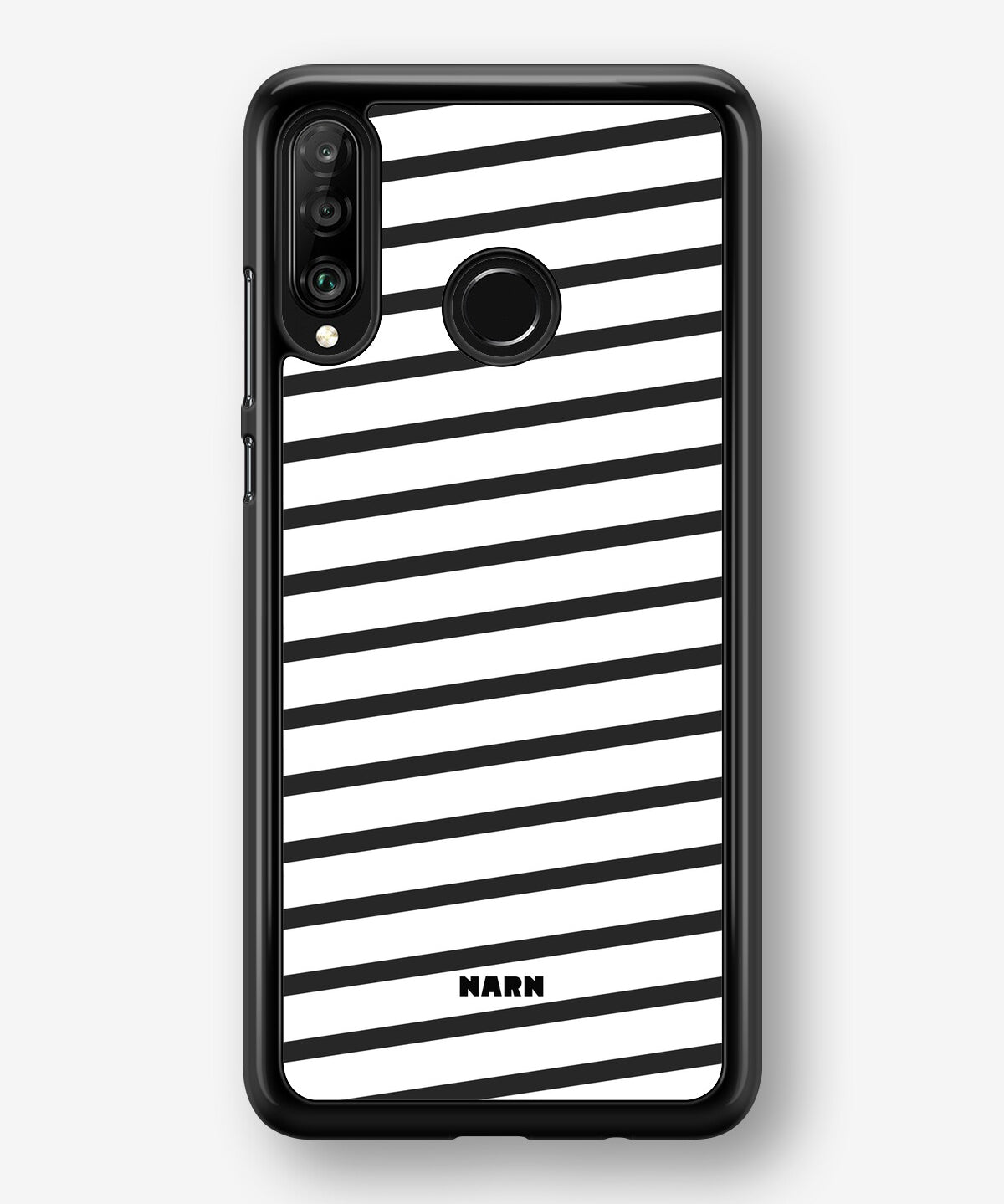 Huawei P30 Lite Hard Case – Black Stripes - View 1
