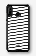 Huawei P30 Lite Hard Case – Black Stripes - View 1