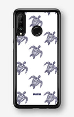 Huawei P30 Lite Hard Case – Blue Turtles - View 1
