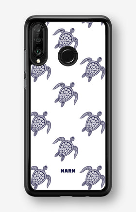 Huawei P30 Lite Hard Case – Blue Turtles - View 1