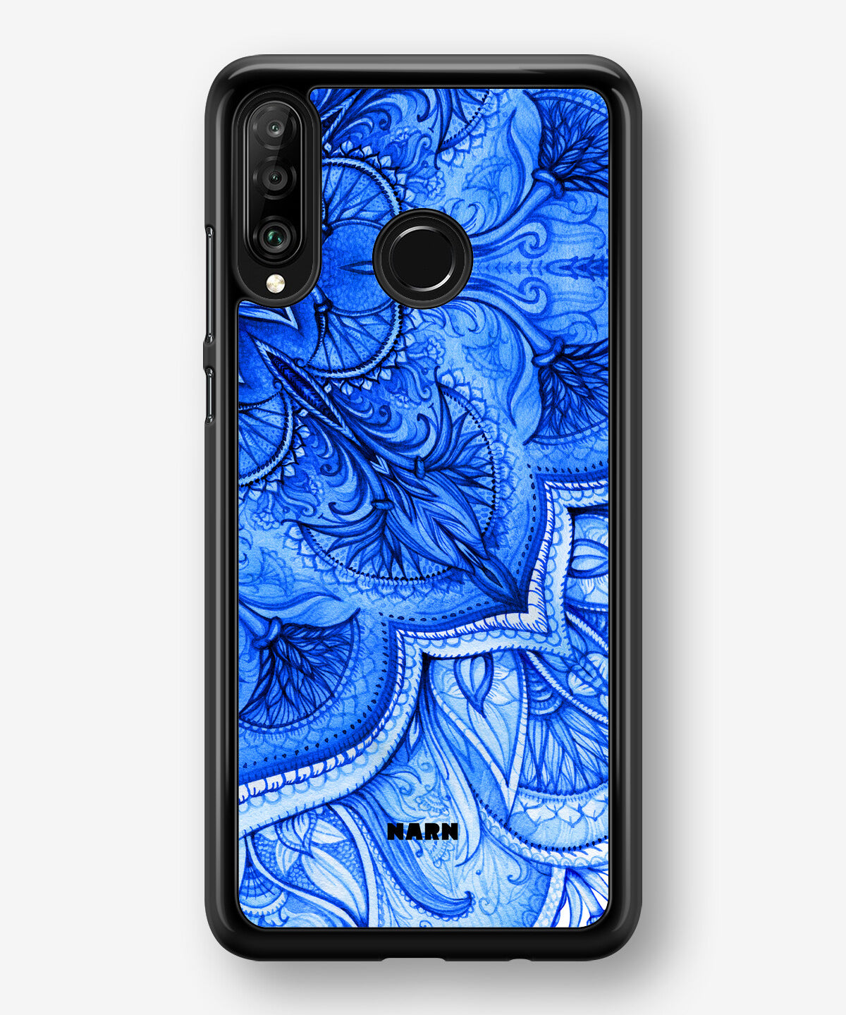 Huawei P30 Lite Hard Case – Blue Vintage - View 1