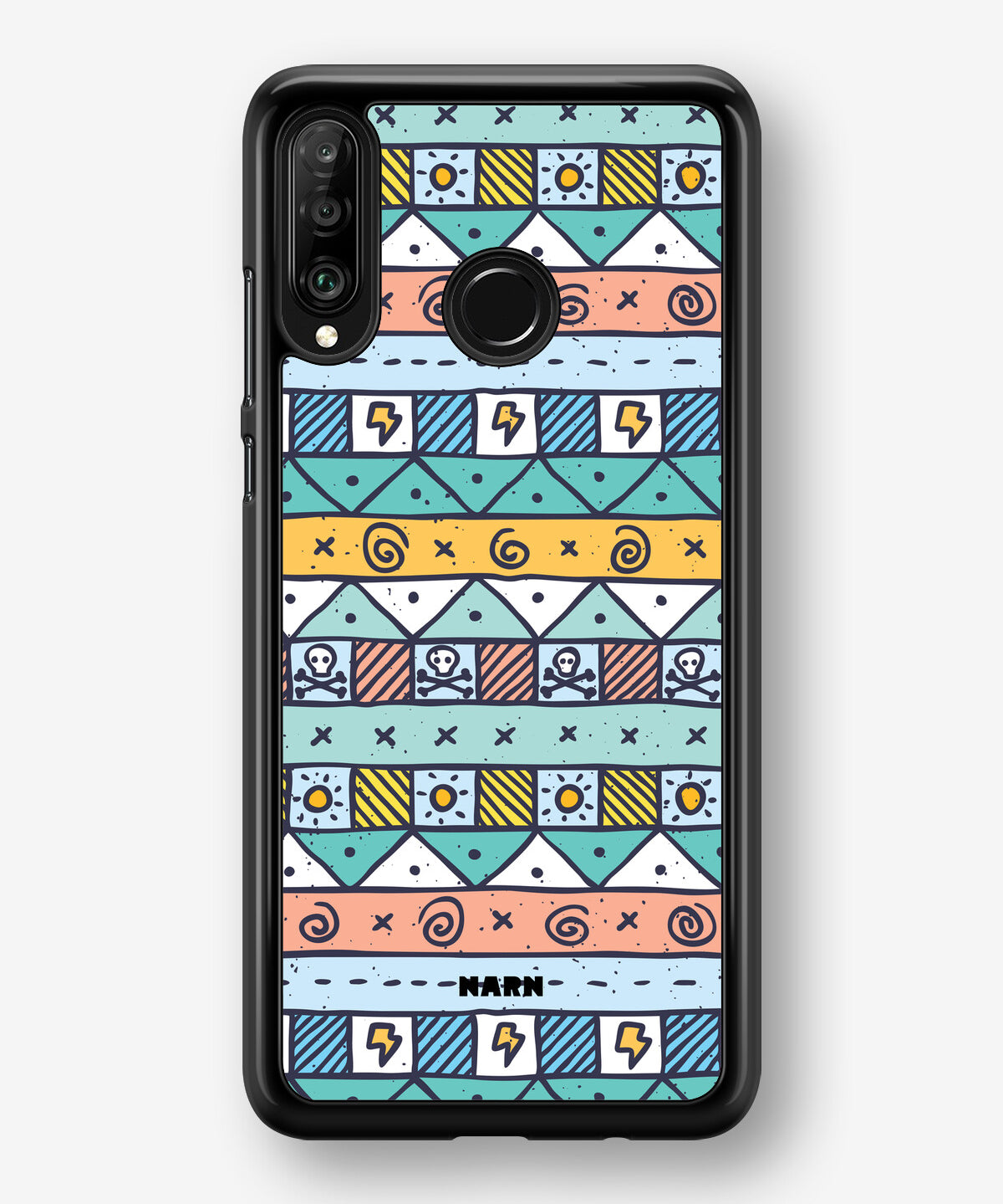 Huawei P30 Lite Hard Case – Cute Pattern - View 1