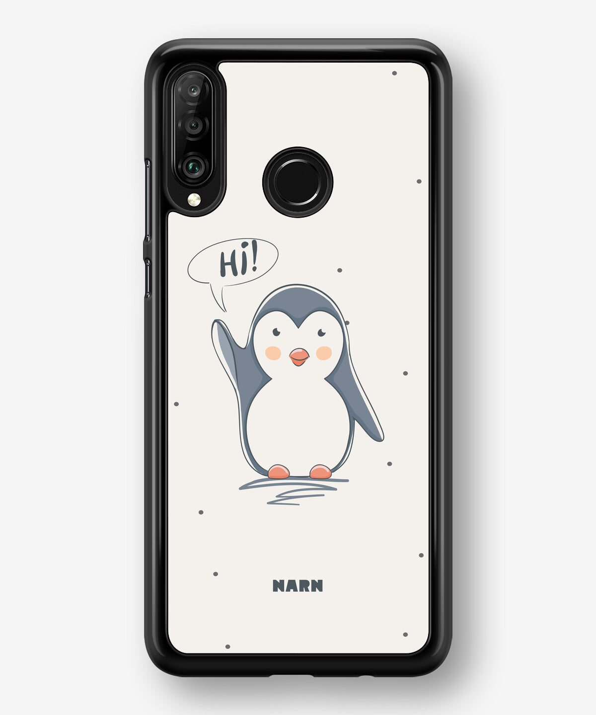 Huawei P30 Lite Hard Case – Cute Penguin - View 1