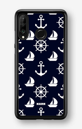 Huawei P30 Lite Hard Case – Deep Blue Voyage - View 1