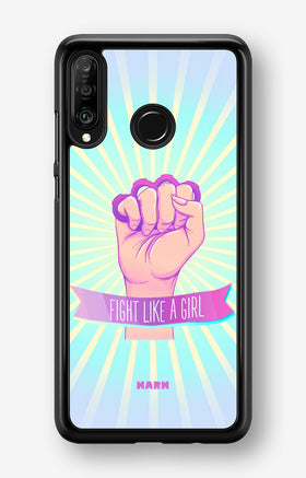Huawei P30 Lite Hard Case – Fight Like A Girl - View 1