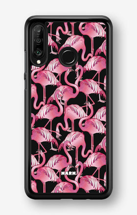 Huawei P30 Lite Hard Case – Flamingos - View 1