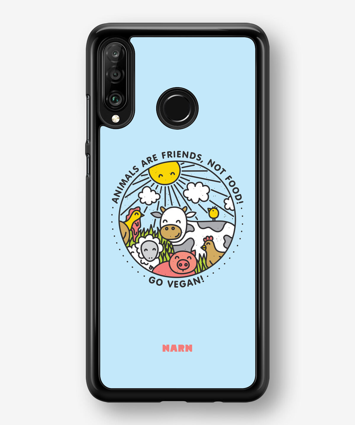 Huawei P30 Lite Hard Case – Friends, Not Food - View 1