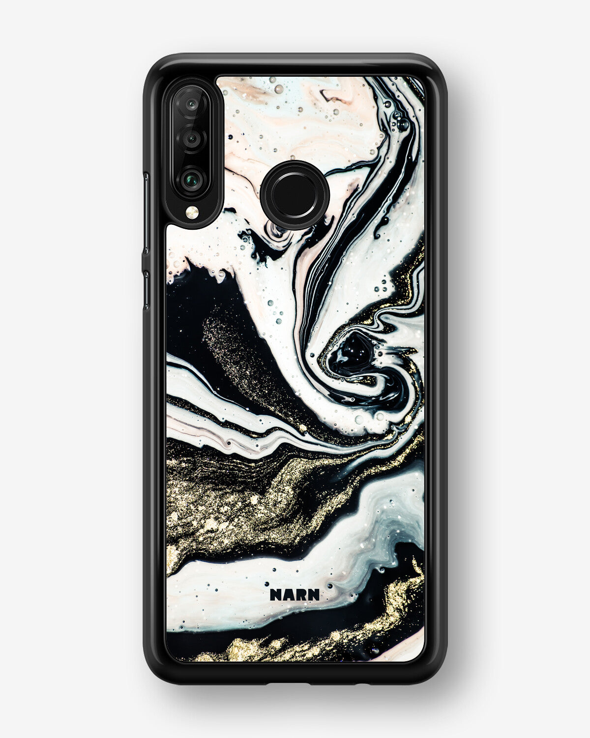 Huawei P30 Lite Hard Case – Golden Swirl - View 1