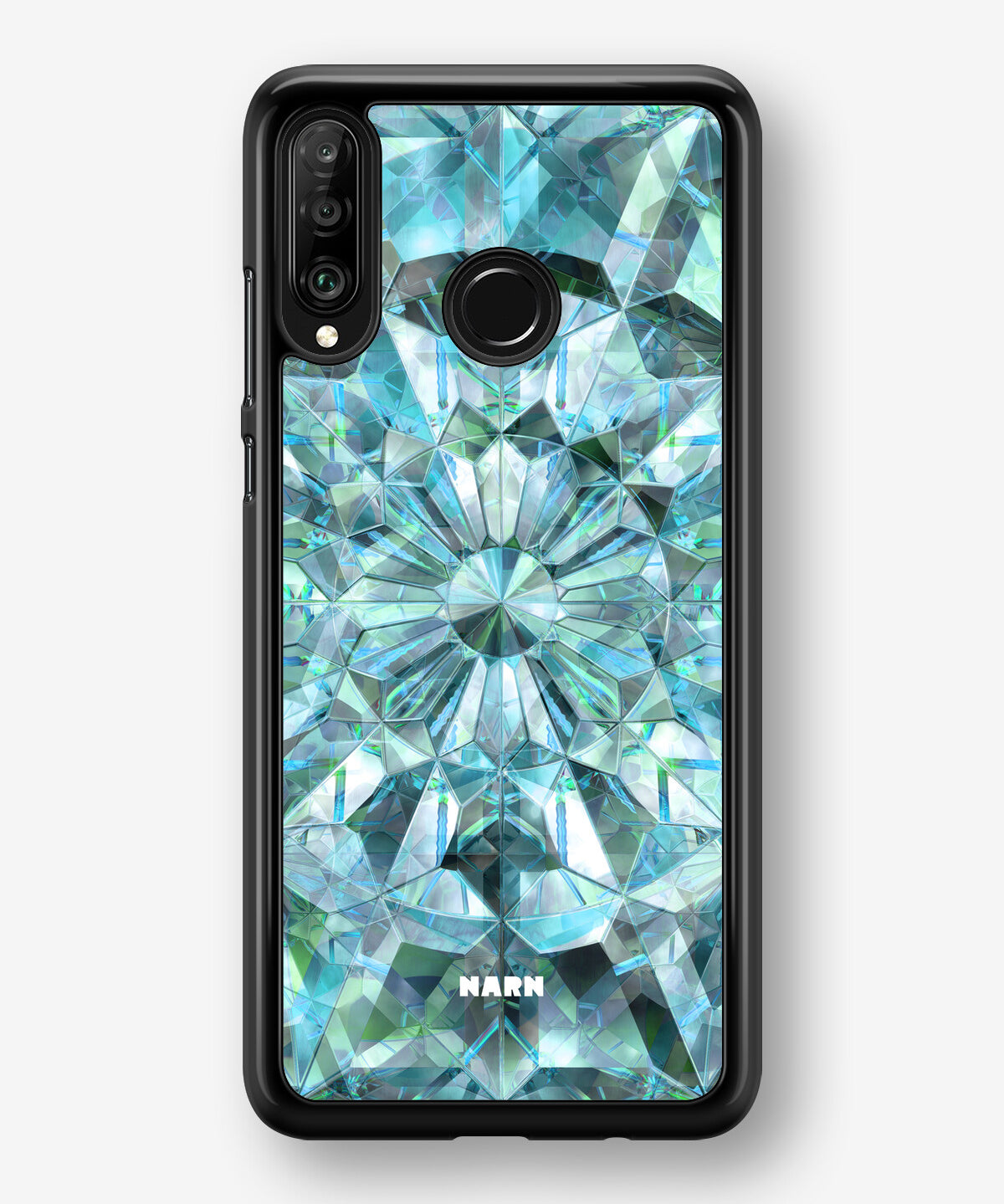 Huawei P30 Lite Hard Case – Green Crystals - View 1