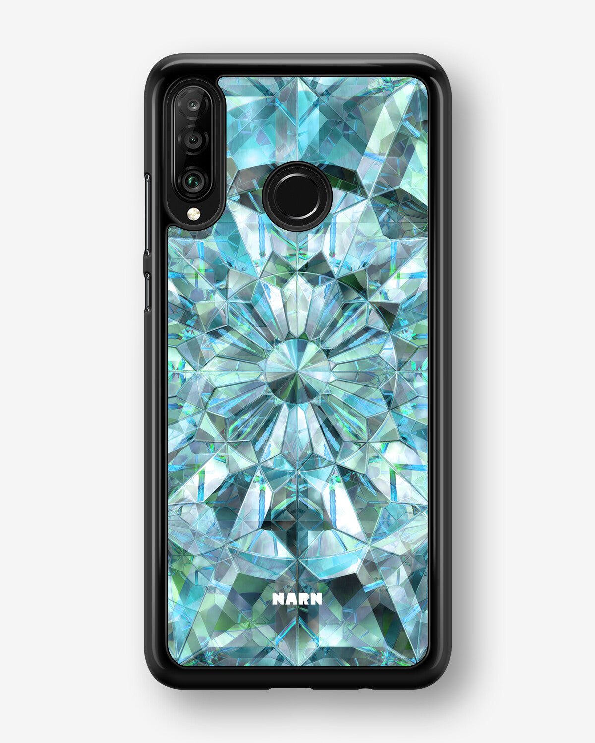 Huawei P30 Lite Hard Case – Green Crystals - View 1
