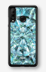 Huawei P30 Lite Hard Case – Green Crystals - View 1
