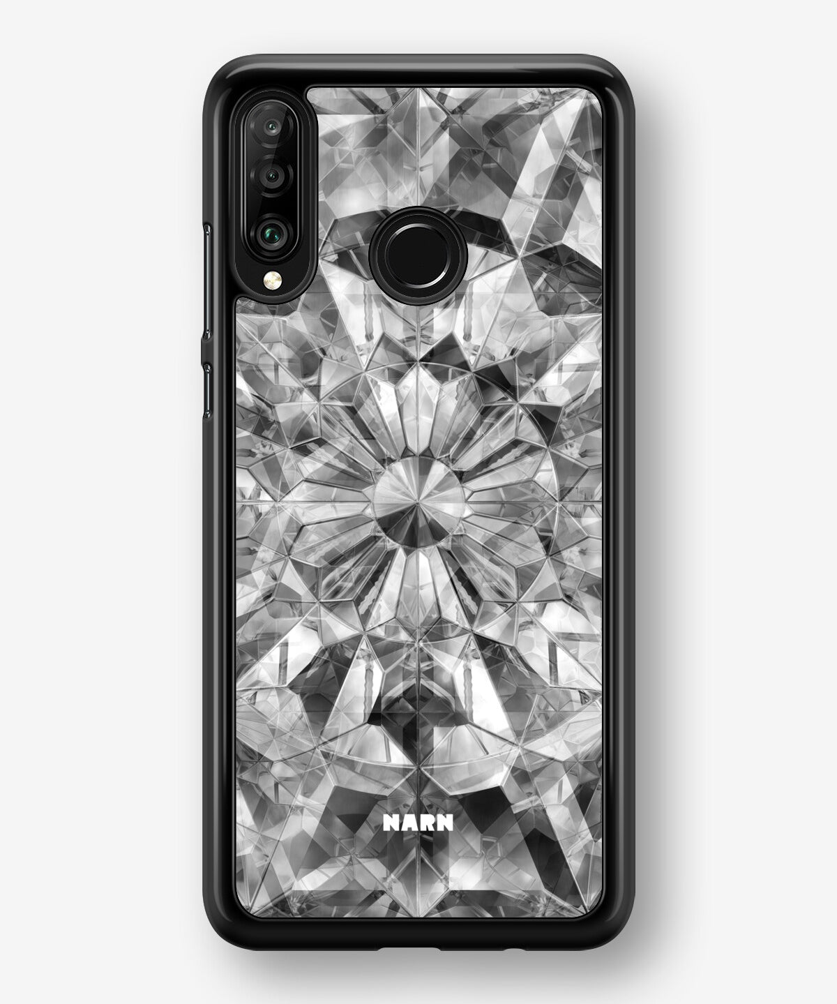 Huawei P30 Lite Hard Case – Grey Crystals - View 1
