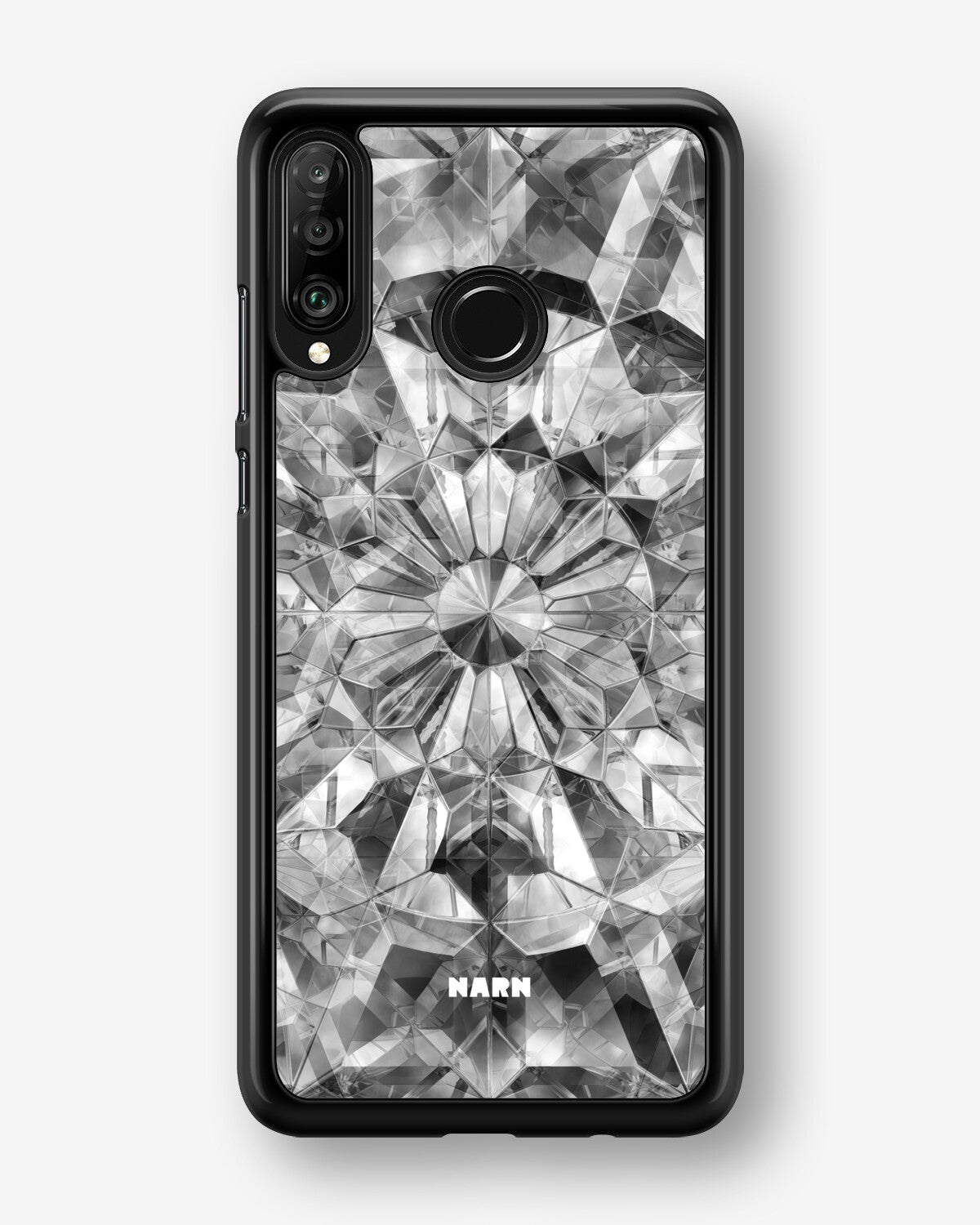 Huawei P30 Lite Hard Case – Grey Crystals - View 1