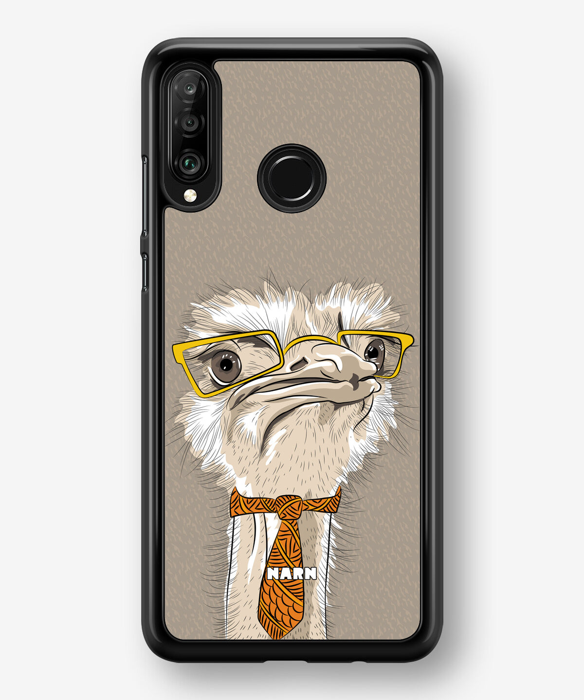 Huawei P30 Lite Hard Case – Hipster Ostrich - View 1