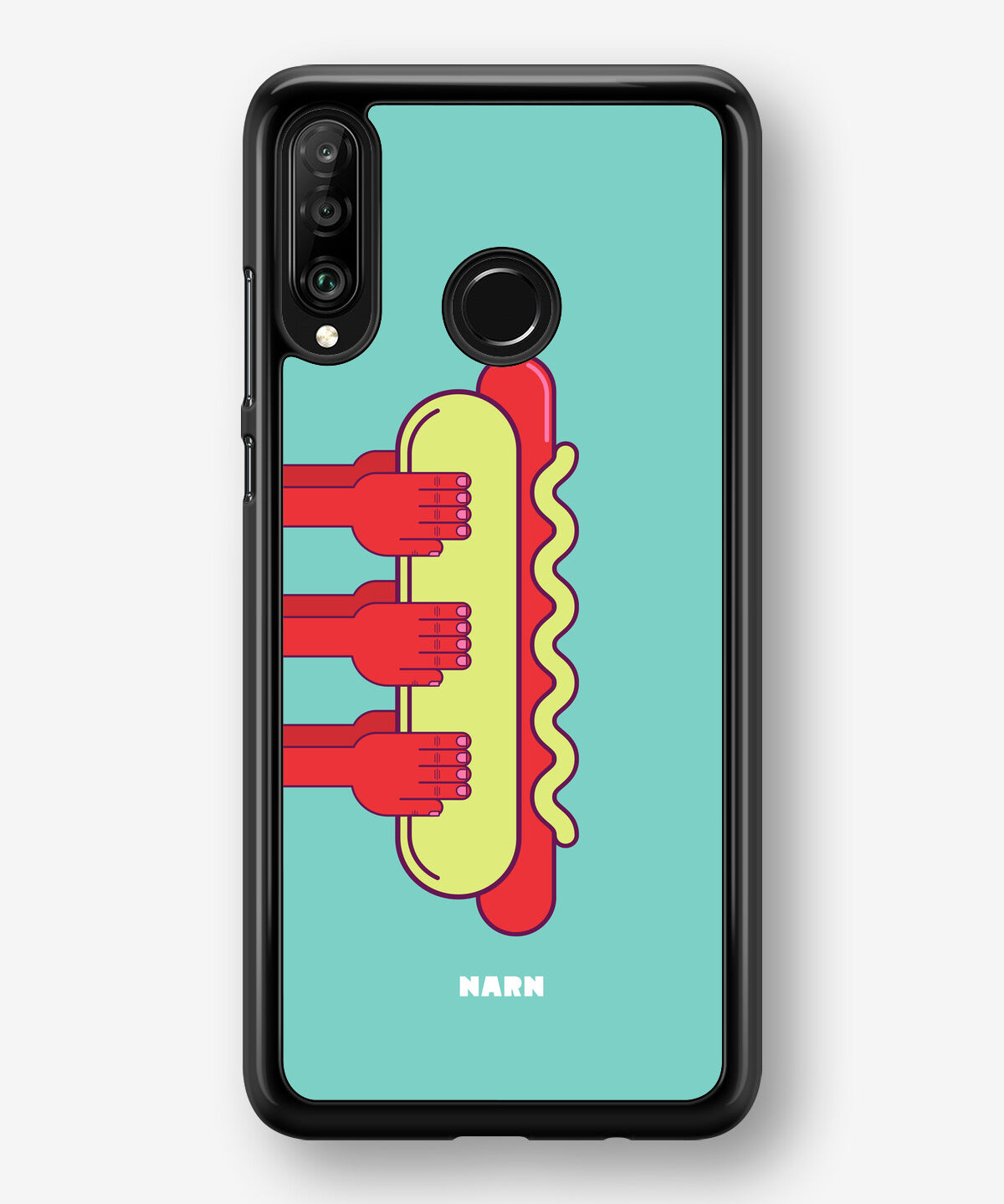 Huawei P30 Lite Hard Case – Hot Dog - View 1